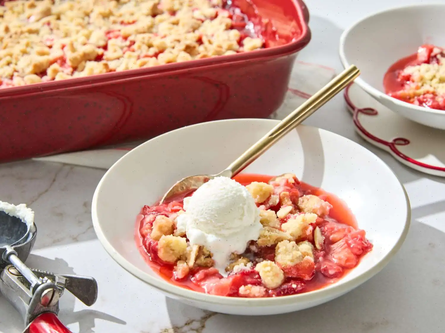 Strawberry Rhubarb Crumble Recipe