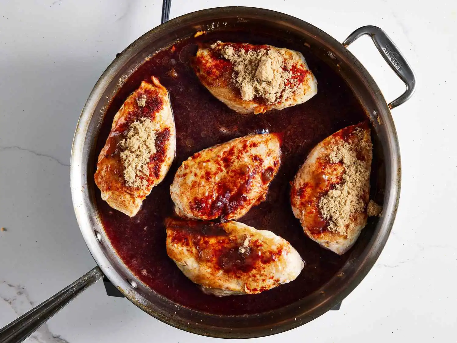 Chicken and Red Wine Sauce Recipe