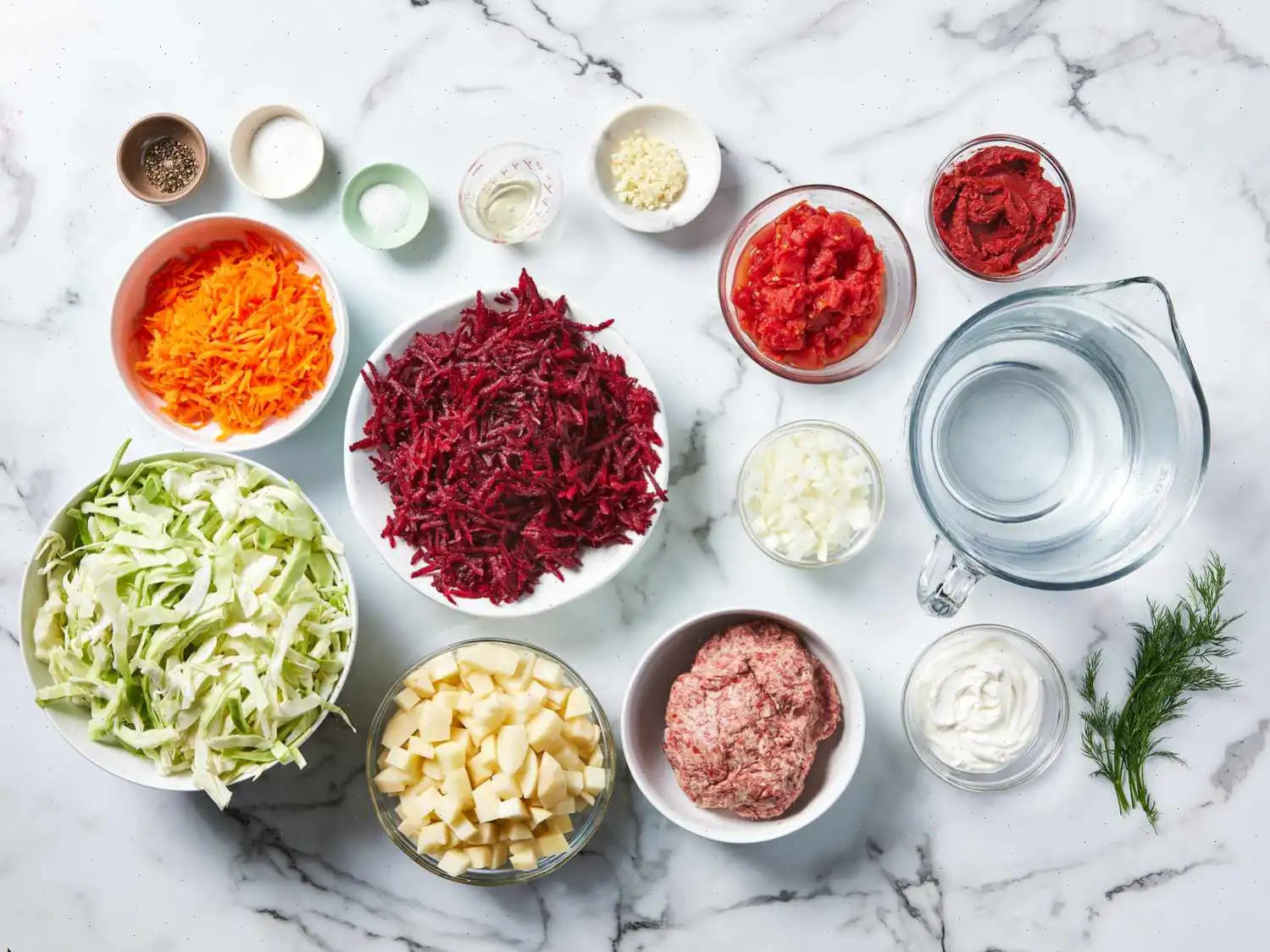 Ukrainian Red Borscht Soup Recipe