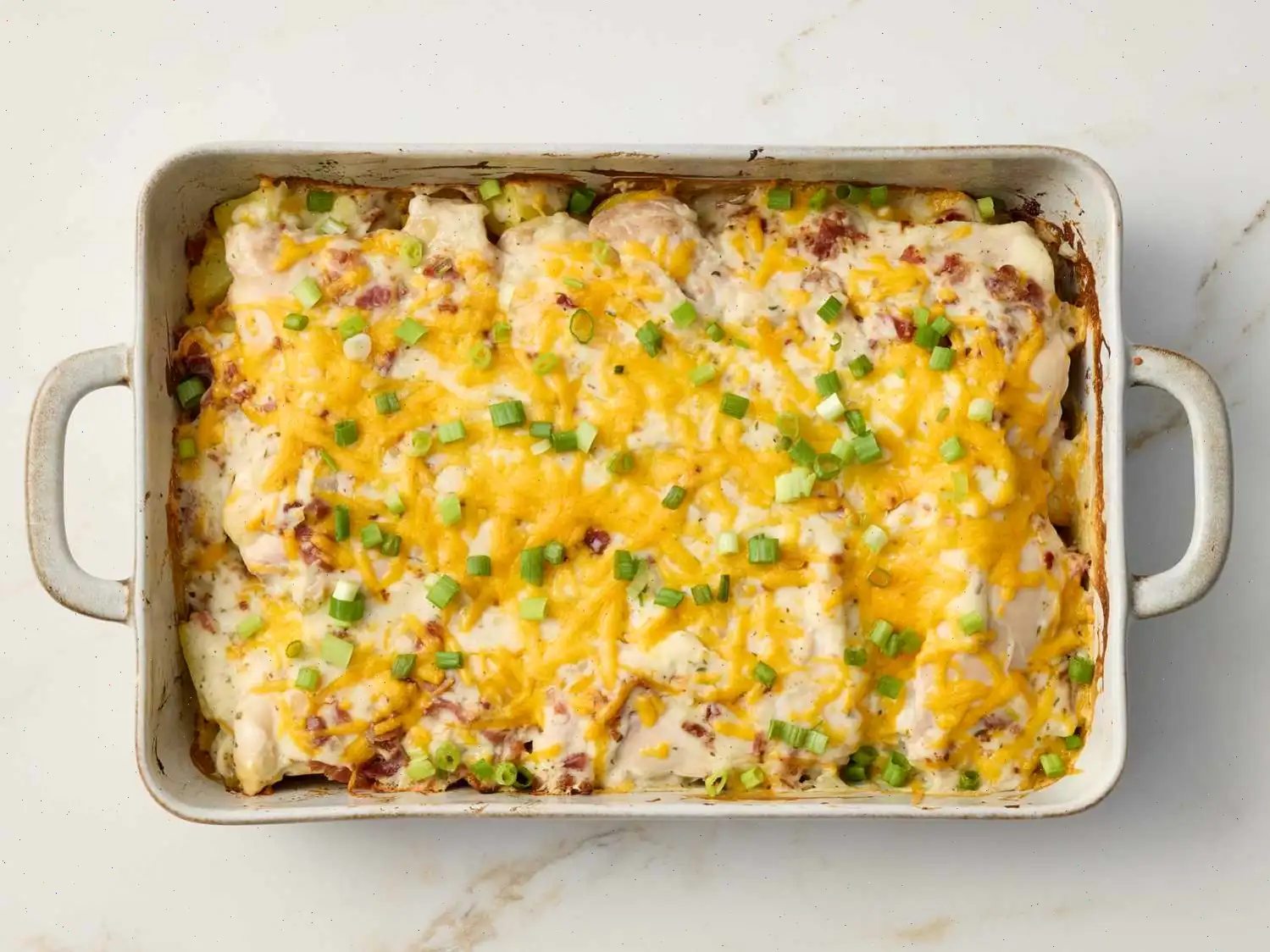 Chicken Bacon Ranch Potato Bake Recipe