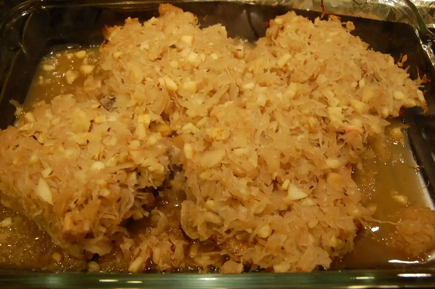 Baked Pork Chops with Sauerkraut Recipe