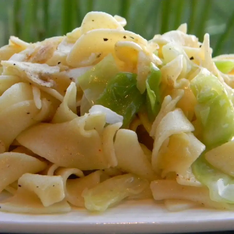 Cabbage Balushka or Cabbage and Noodles Recipe