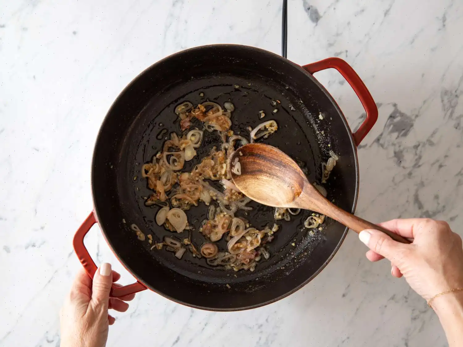 One Pot Tuscan Shrimp and Orzo Recipe