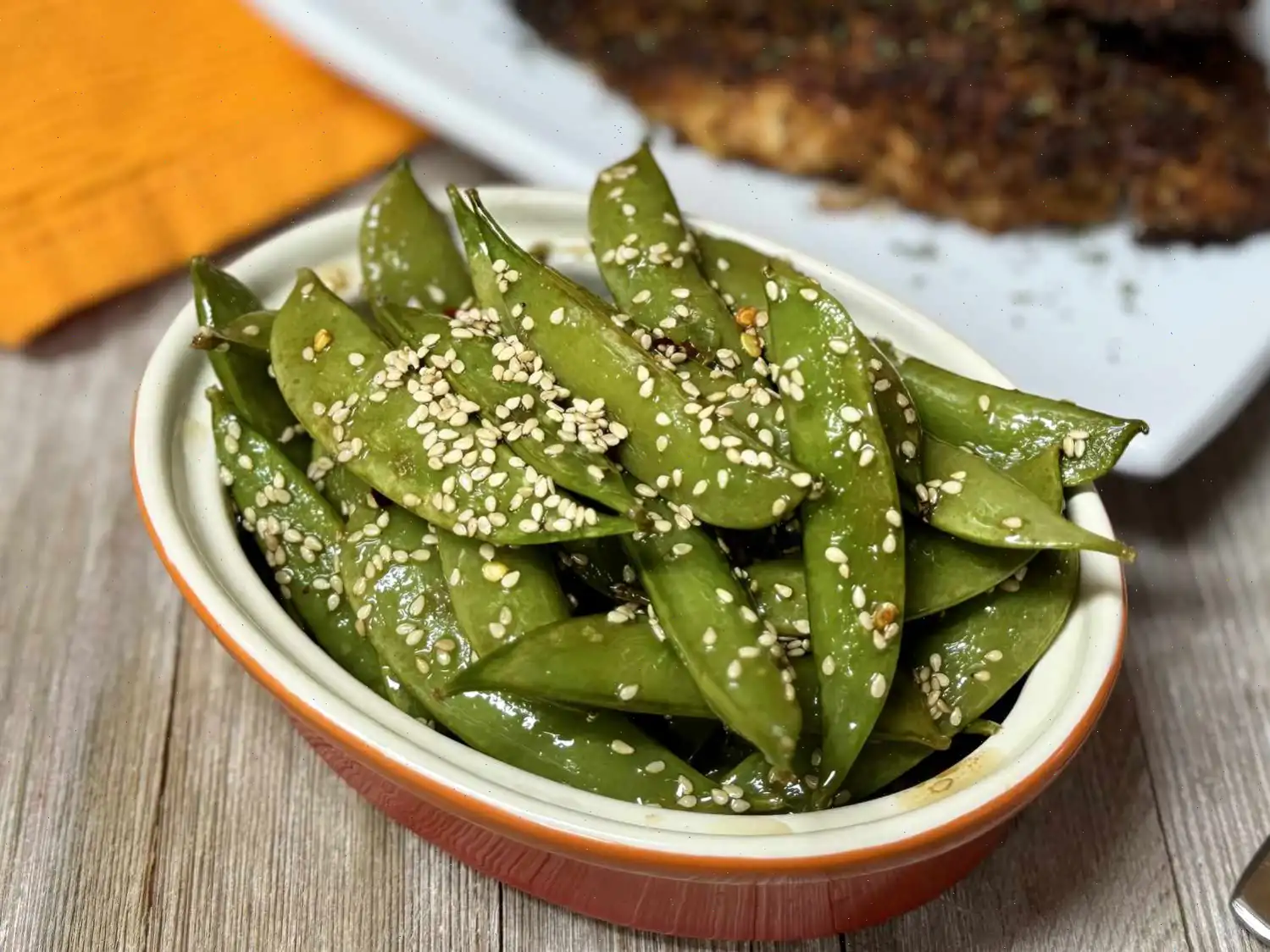 Asian Sugar Snap Pea Appetizer Recipe