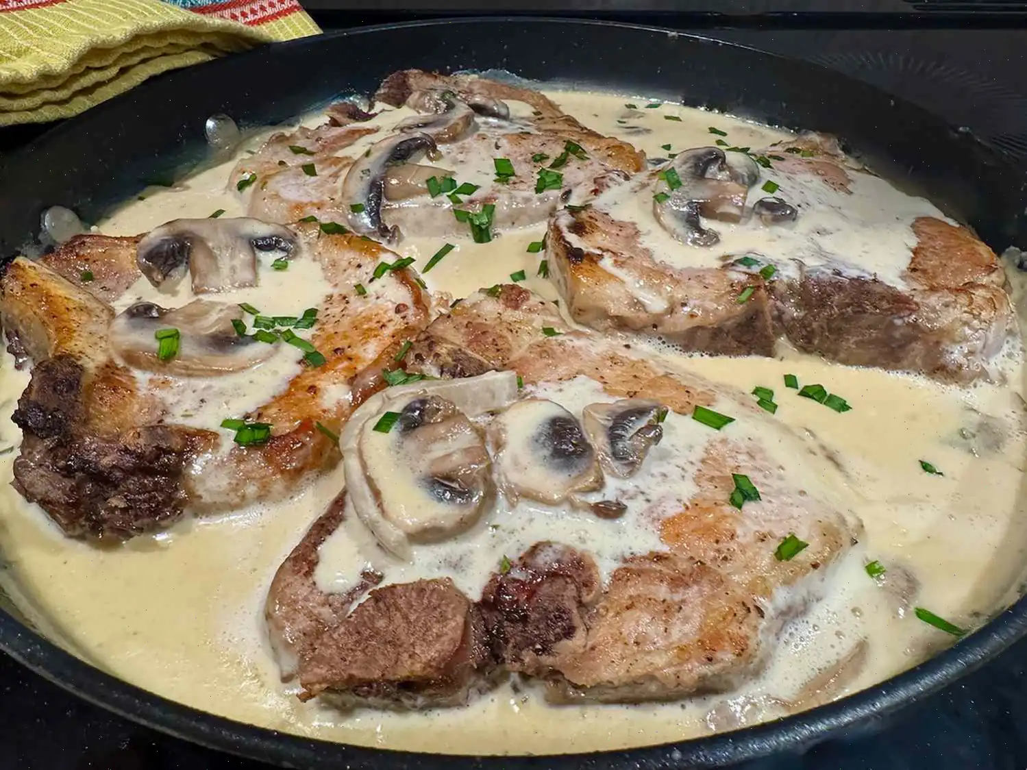 Boursin Pork Chops Recipe