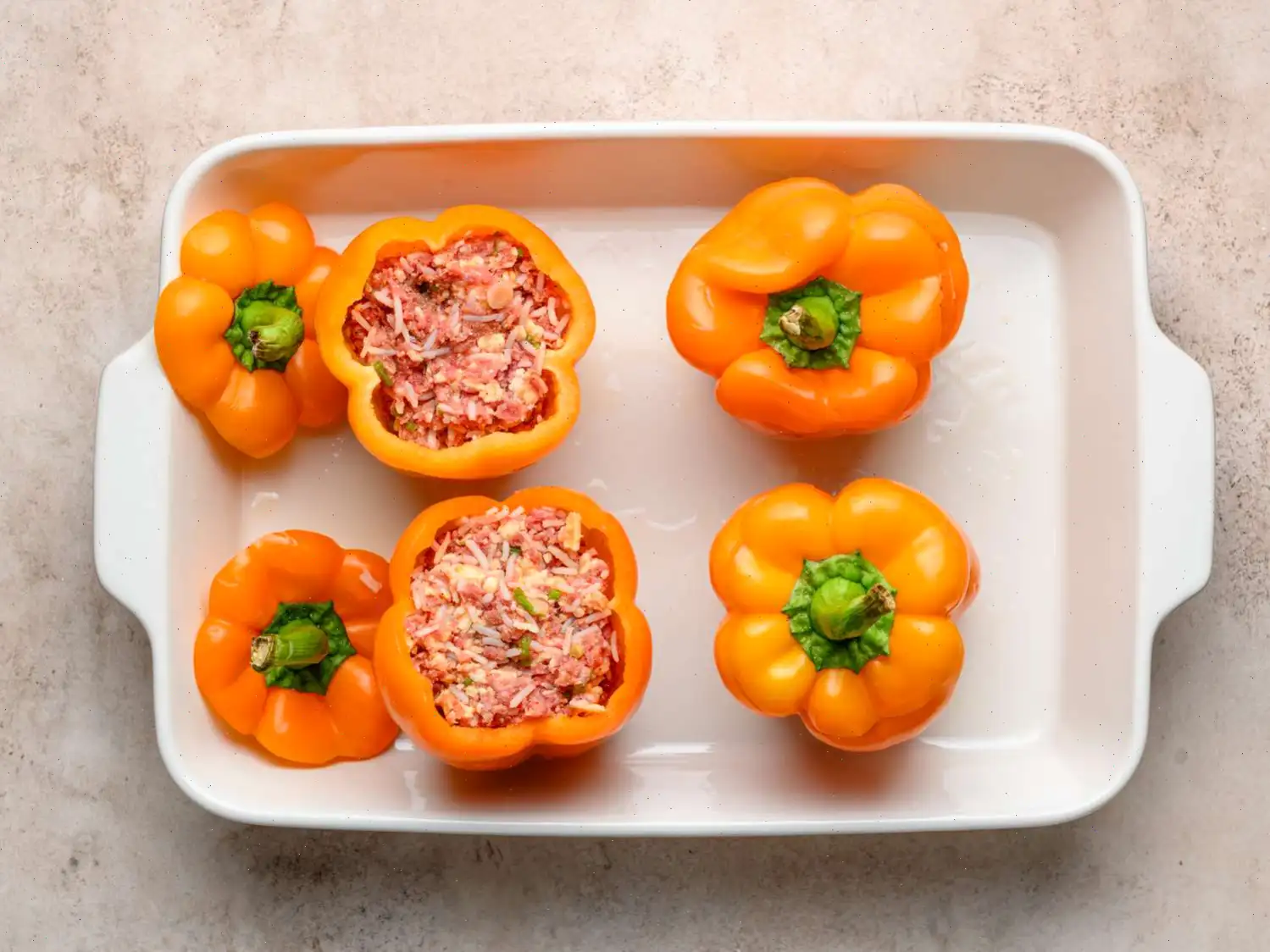 Jack-o'-Lantern Stuffed Peppers Recipe