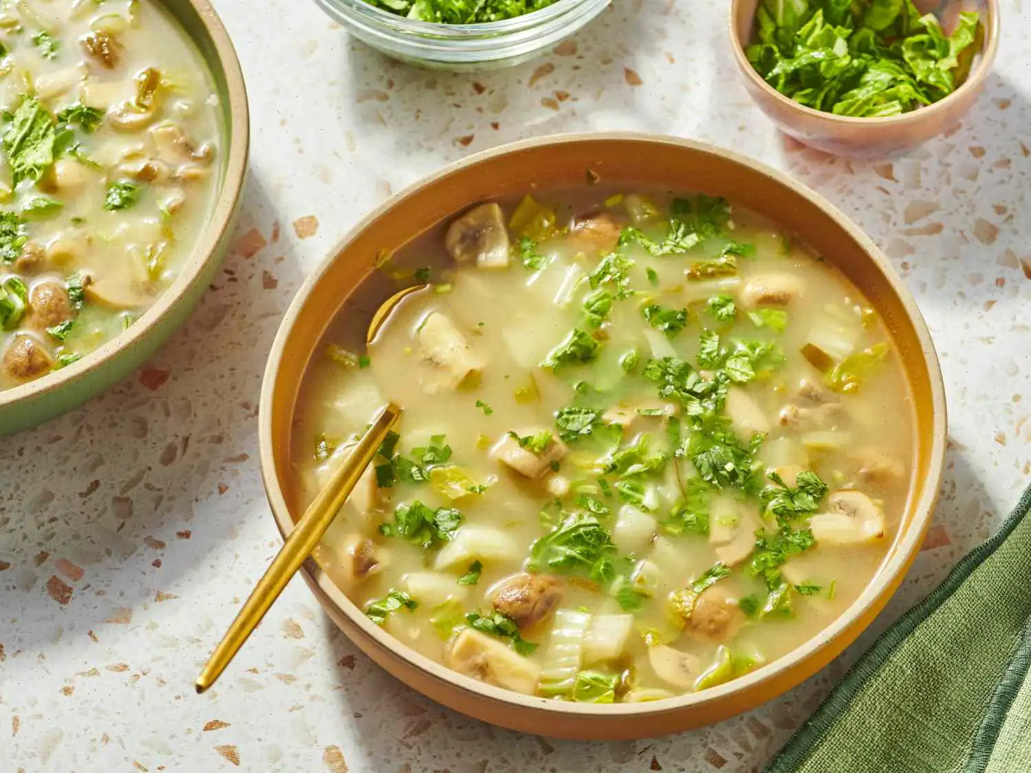 Mushroom Bok Choy Soup Recipe