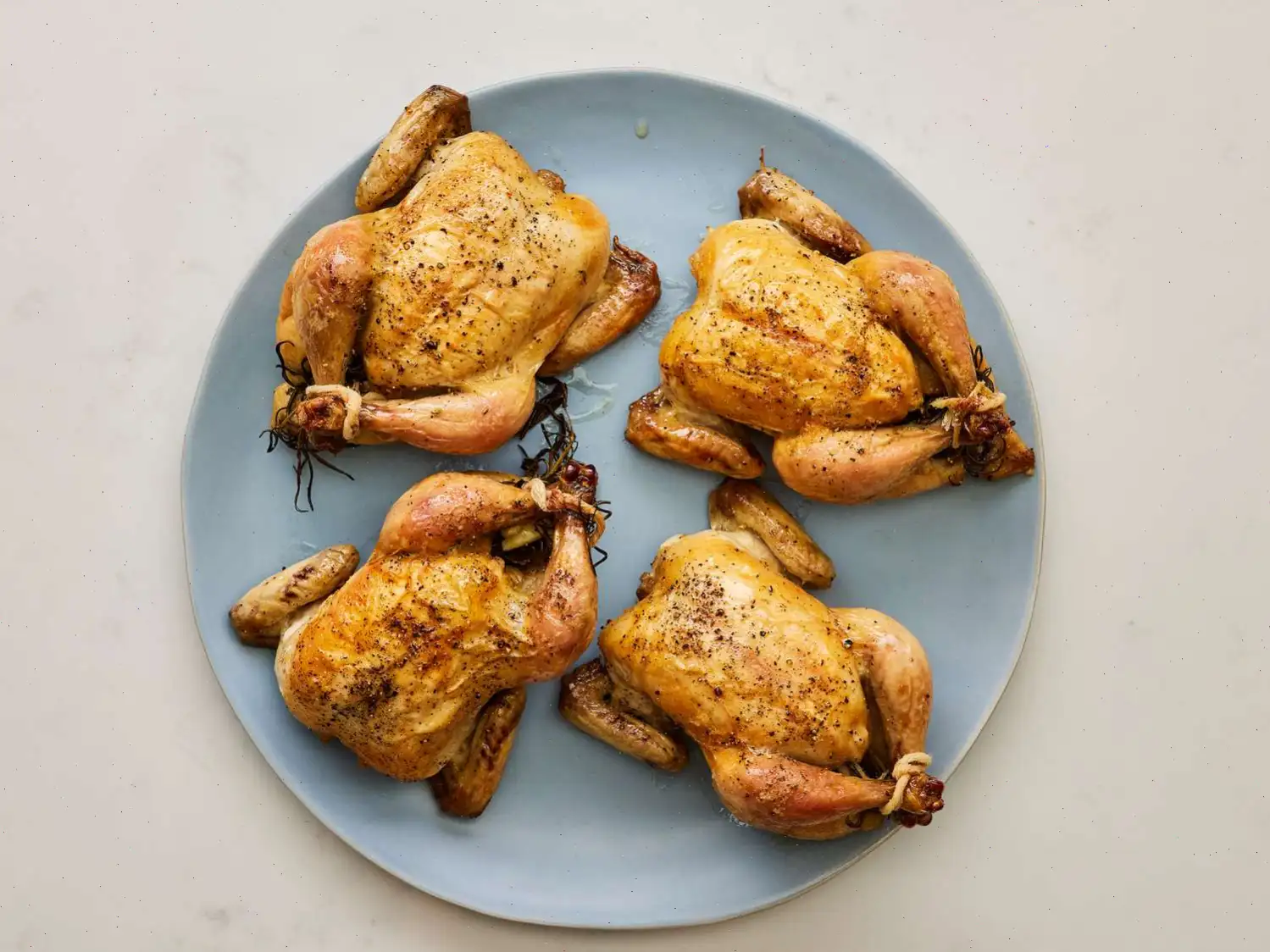 Cornish Game Hens with Garlic and Rosemary Recipe