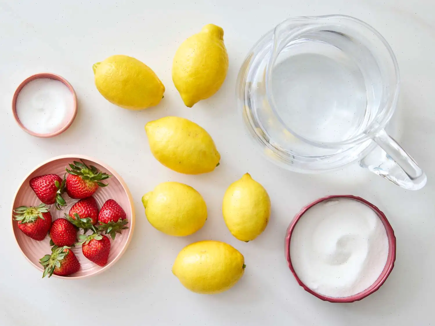 All Natural Strawberry Lemonade