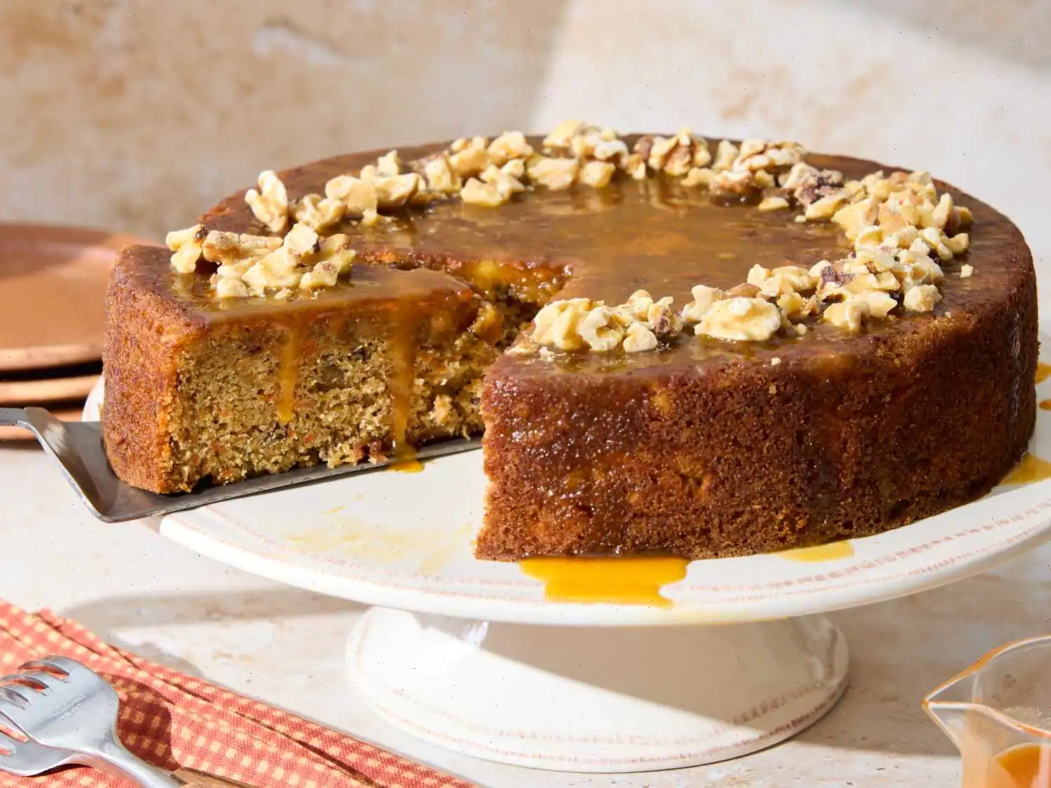 Glazed Carrot Snack Cake Recipe