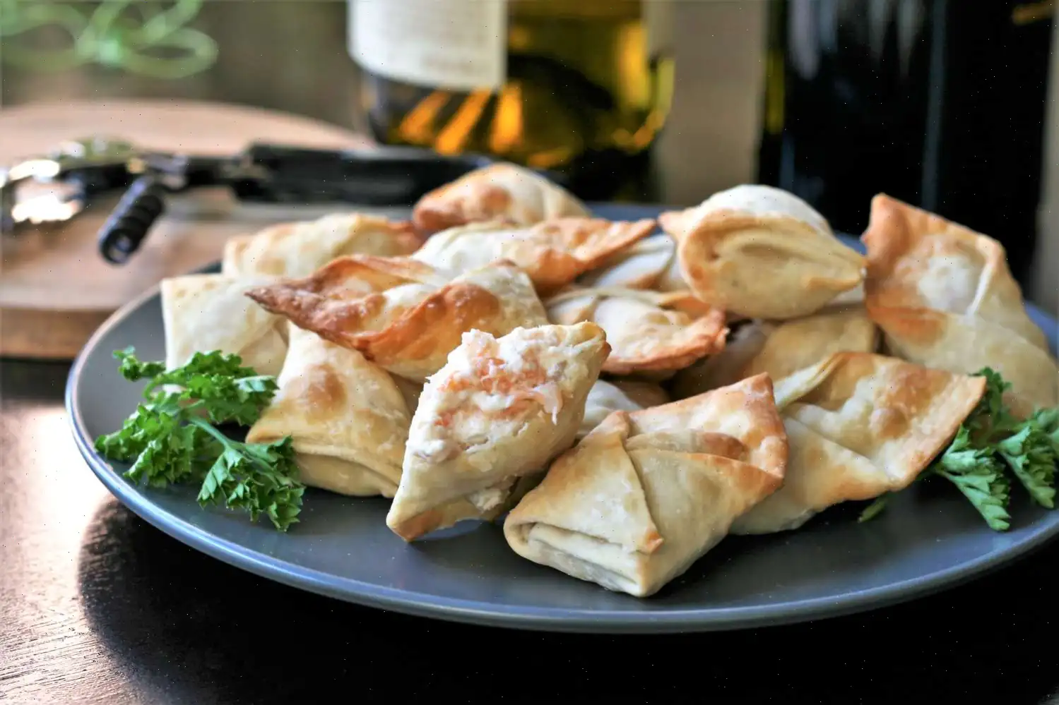 Air Fryer Smoked Salmon Wontons Recipe