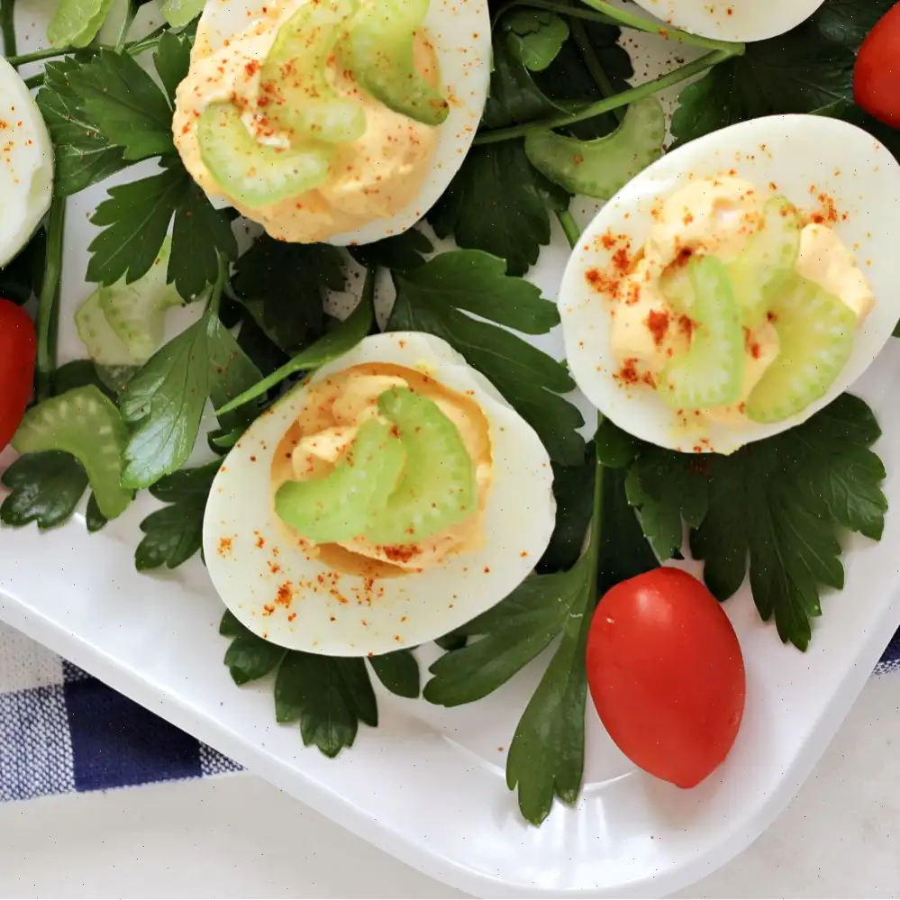 Buffalo Ranch Deviled Eggs Recipe