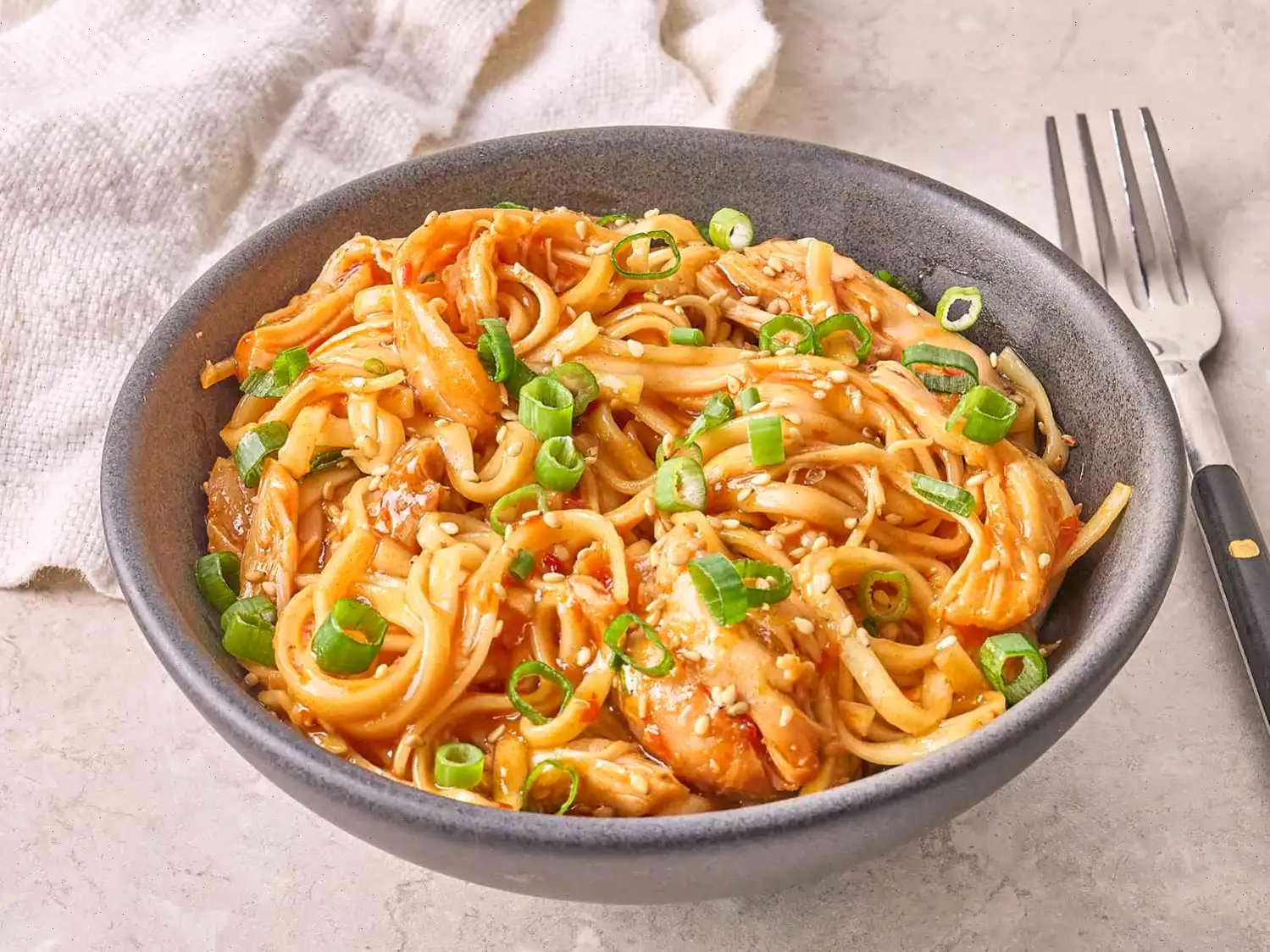 Slow Cooker Asian Zing Chicken Noodles Recipe