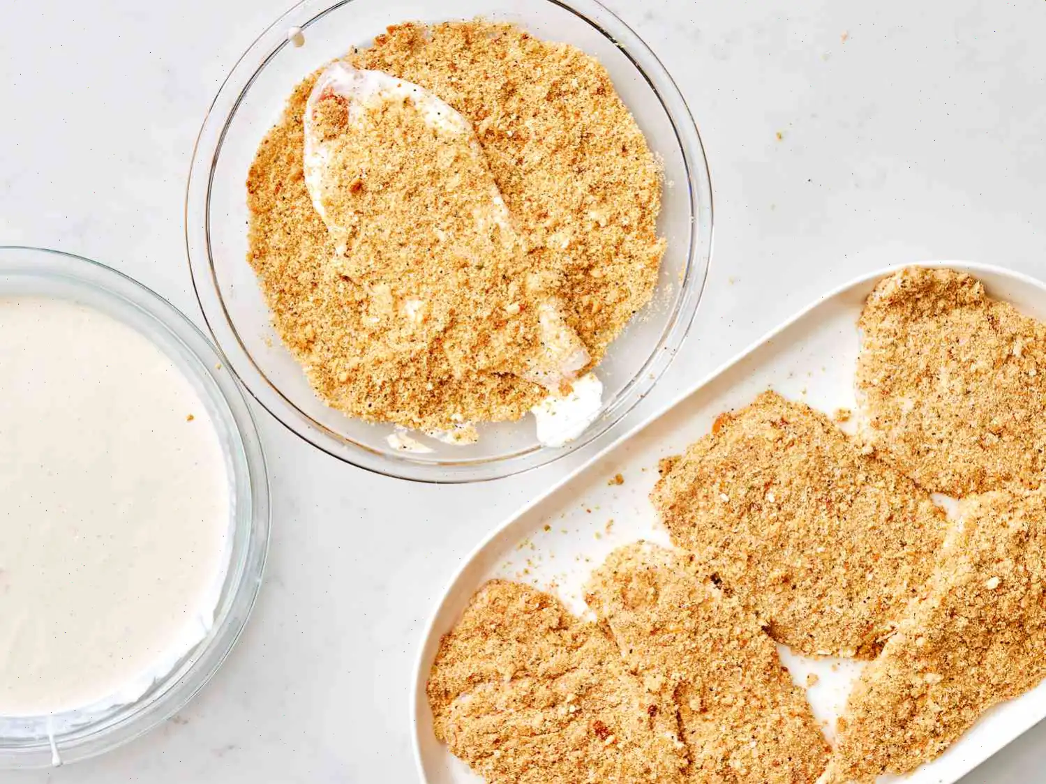 Crispy Caesar Chicken Cutlets Recipe