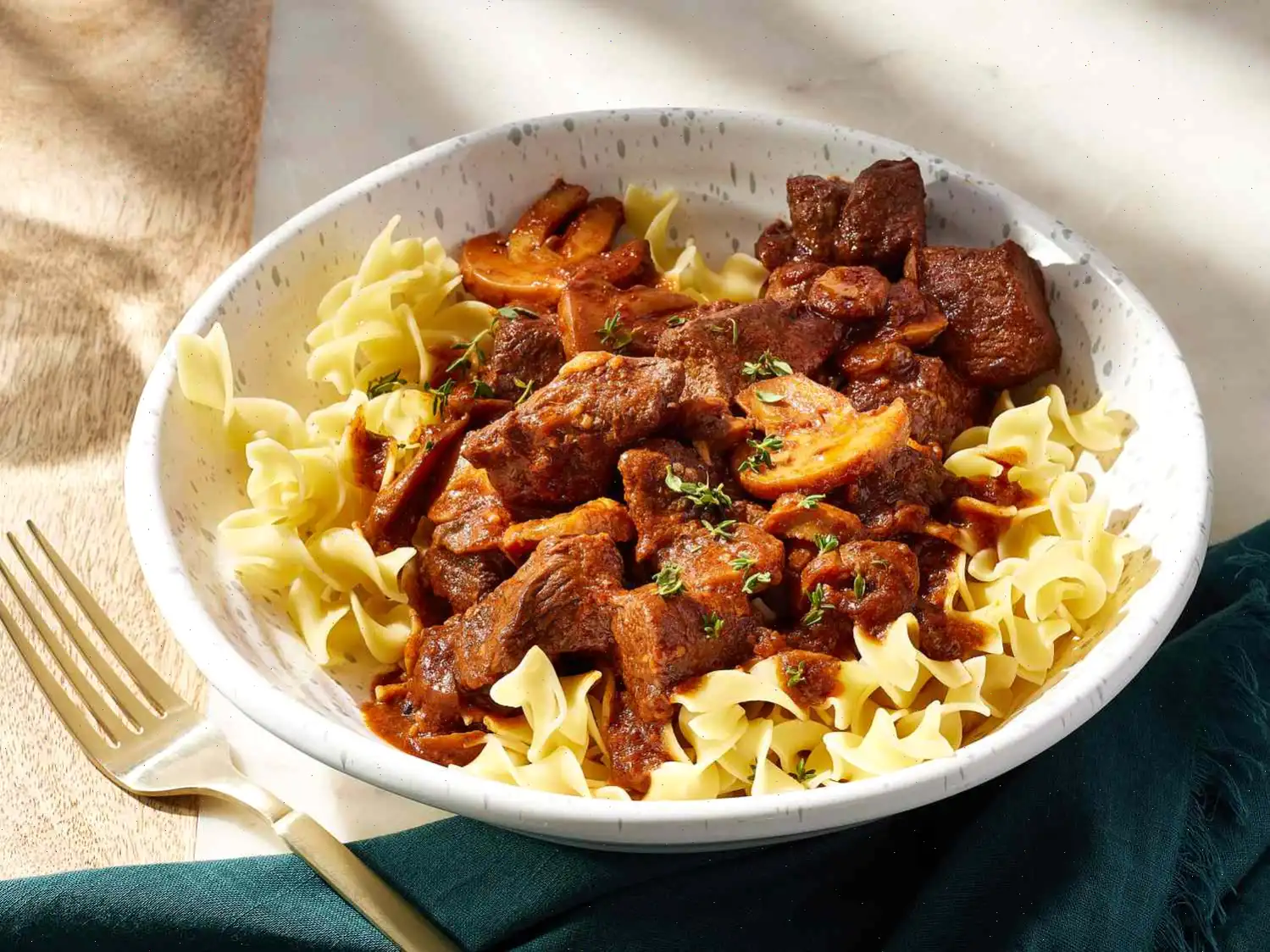 Sirloin Tips and Mushrooms Recipe