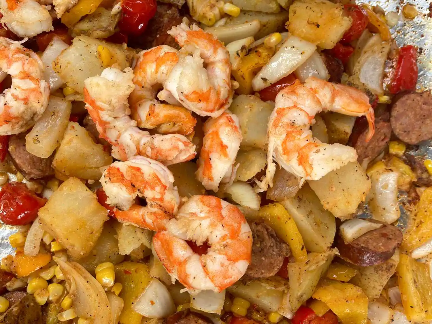 Shrimp and Vegetable Sheet Pan Dinner Recipe