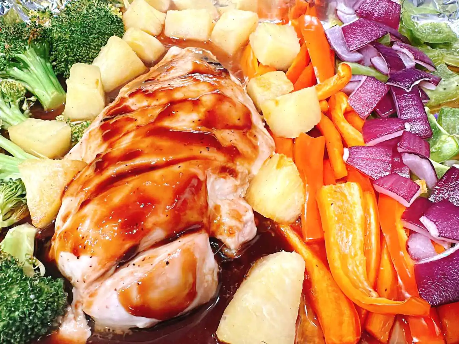 Sheet Pan Hawaiian Chicken Recipe