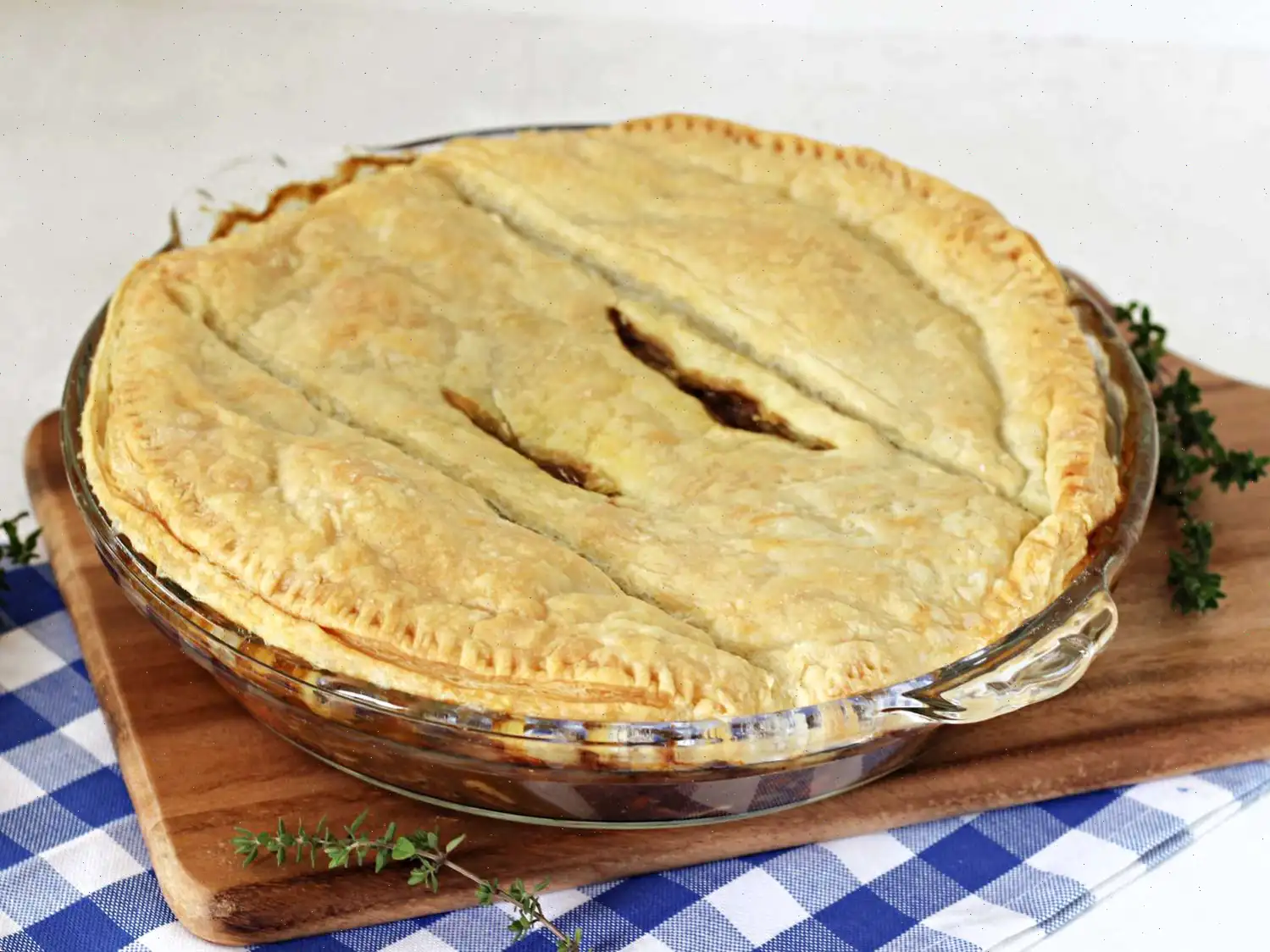 Beef, Mushroom, and Guinness Pie Recipe