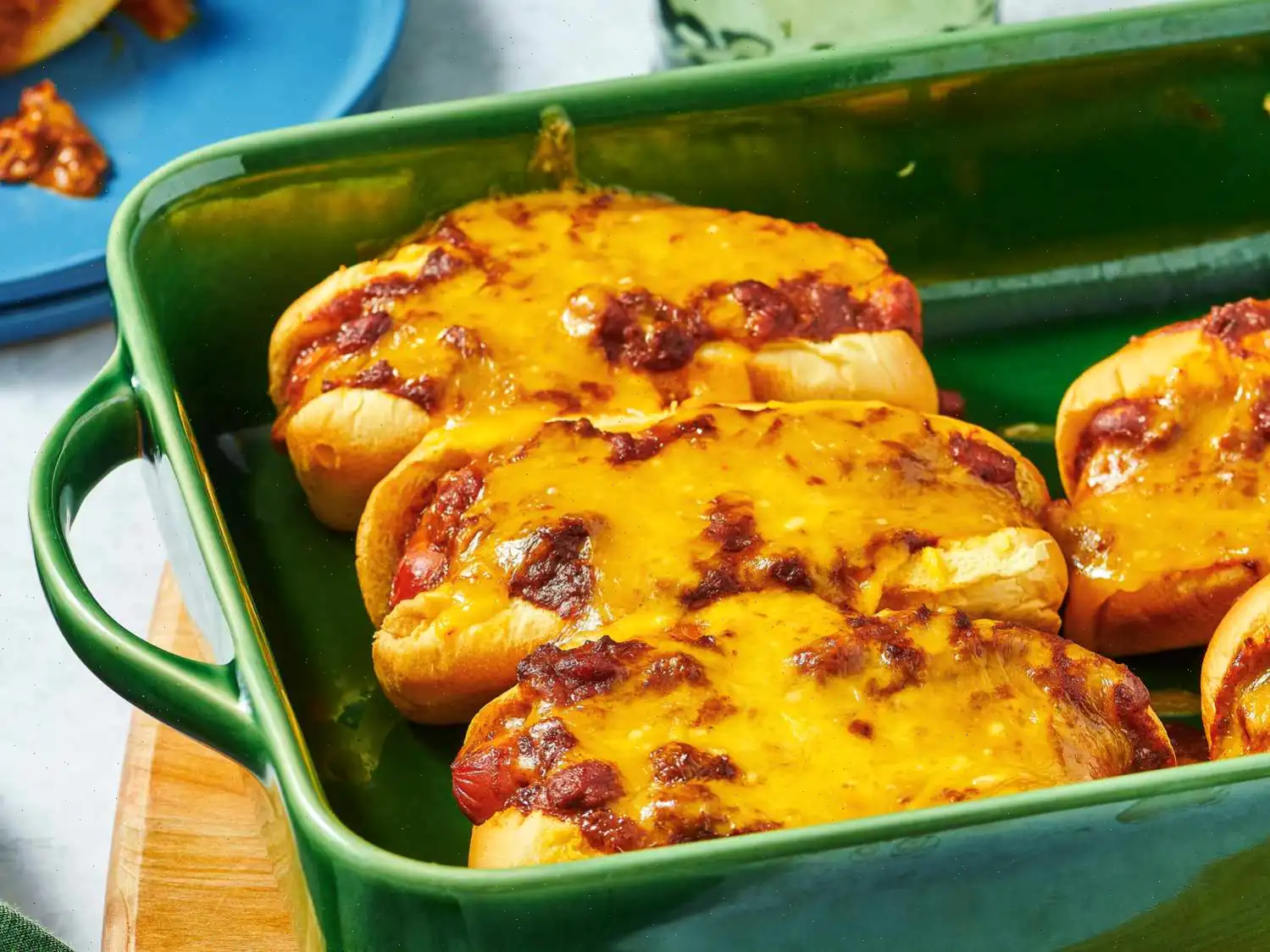 Baked Chili Hot Dogs Recipe