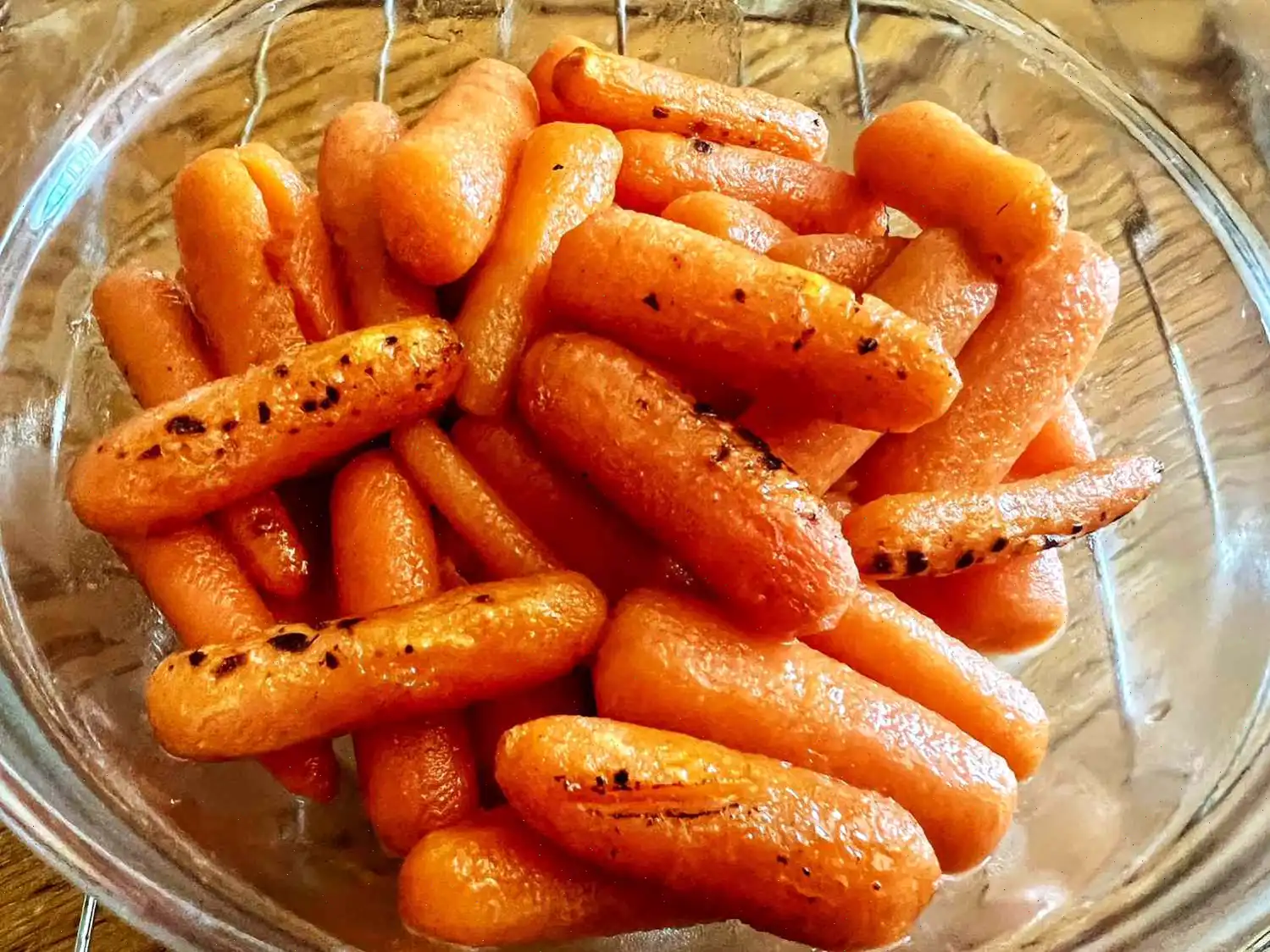 Air Fryer Hot Honey Glazed Carrots Recipe