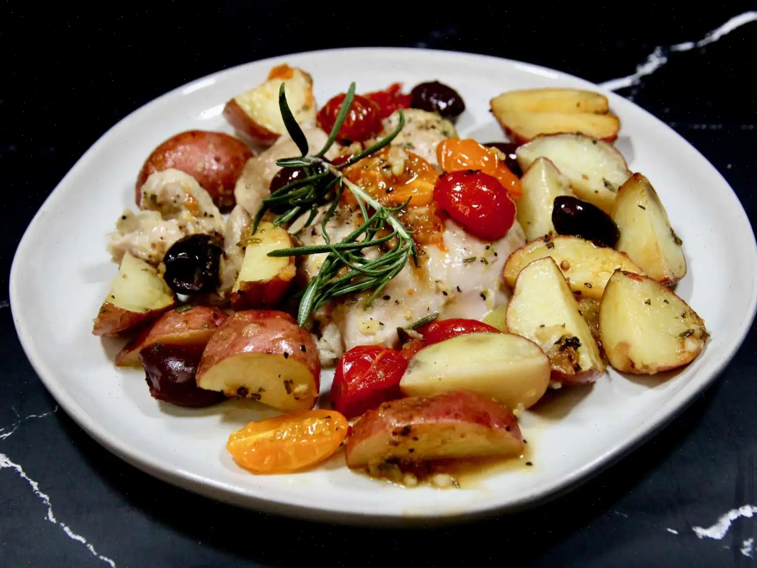 Baked Lemon Chicken and Vegetables