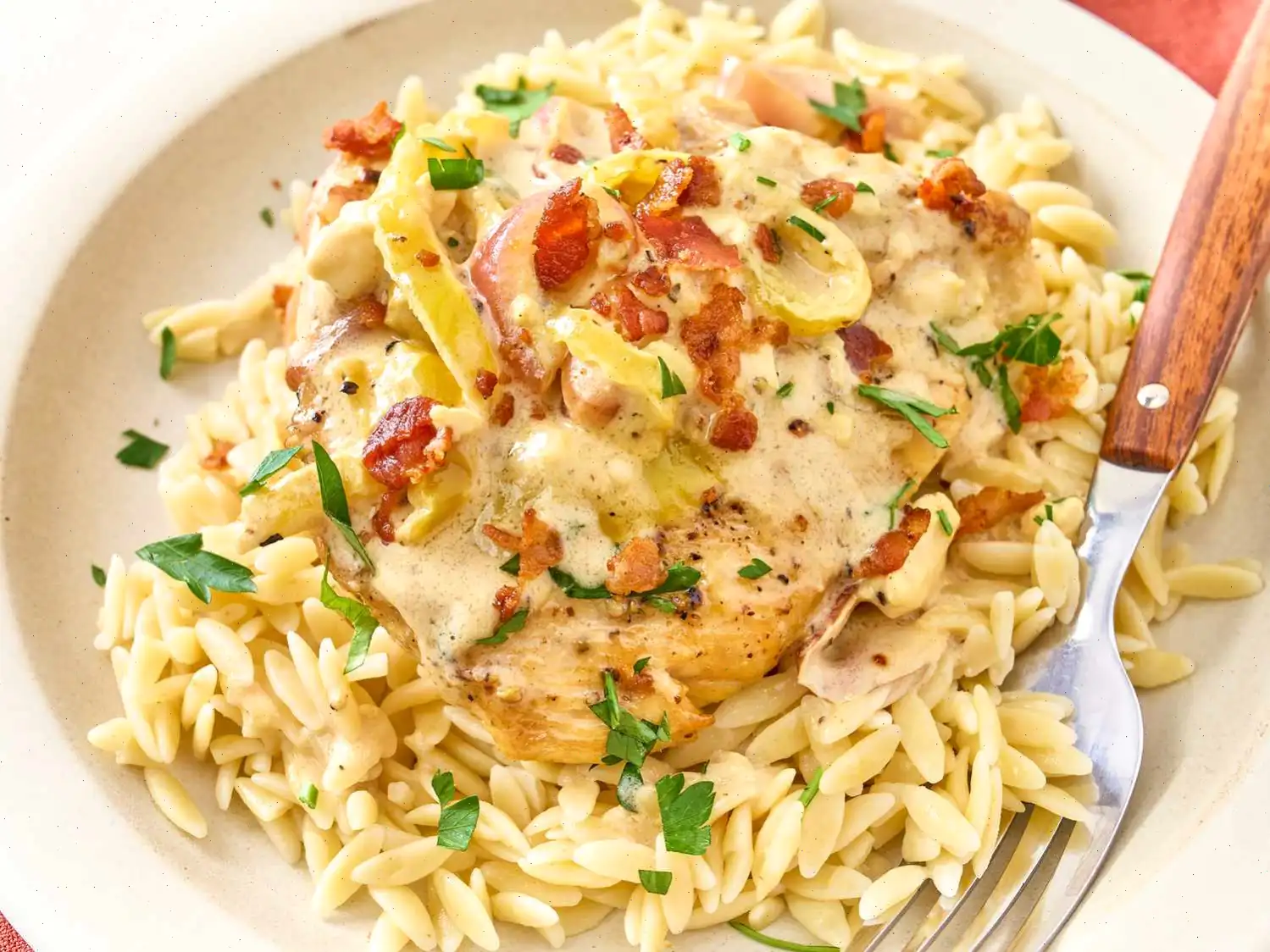 Creamy Banana Pepper Bacon Chicken Recipe