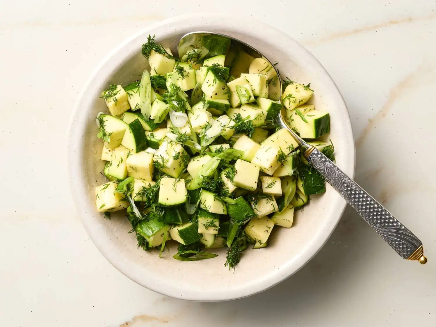 Raw Zucchini Salad Recipe