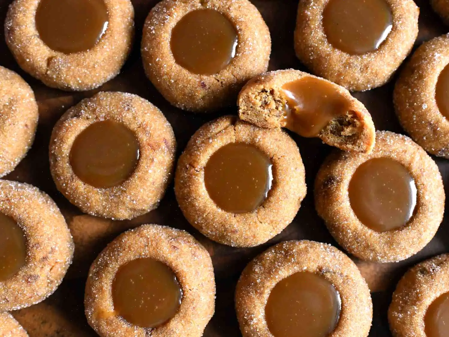 Sticky Toffee Pudding Thumbprints Recipe