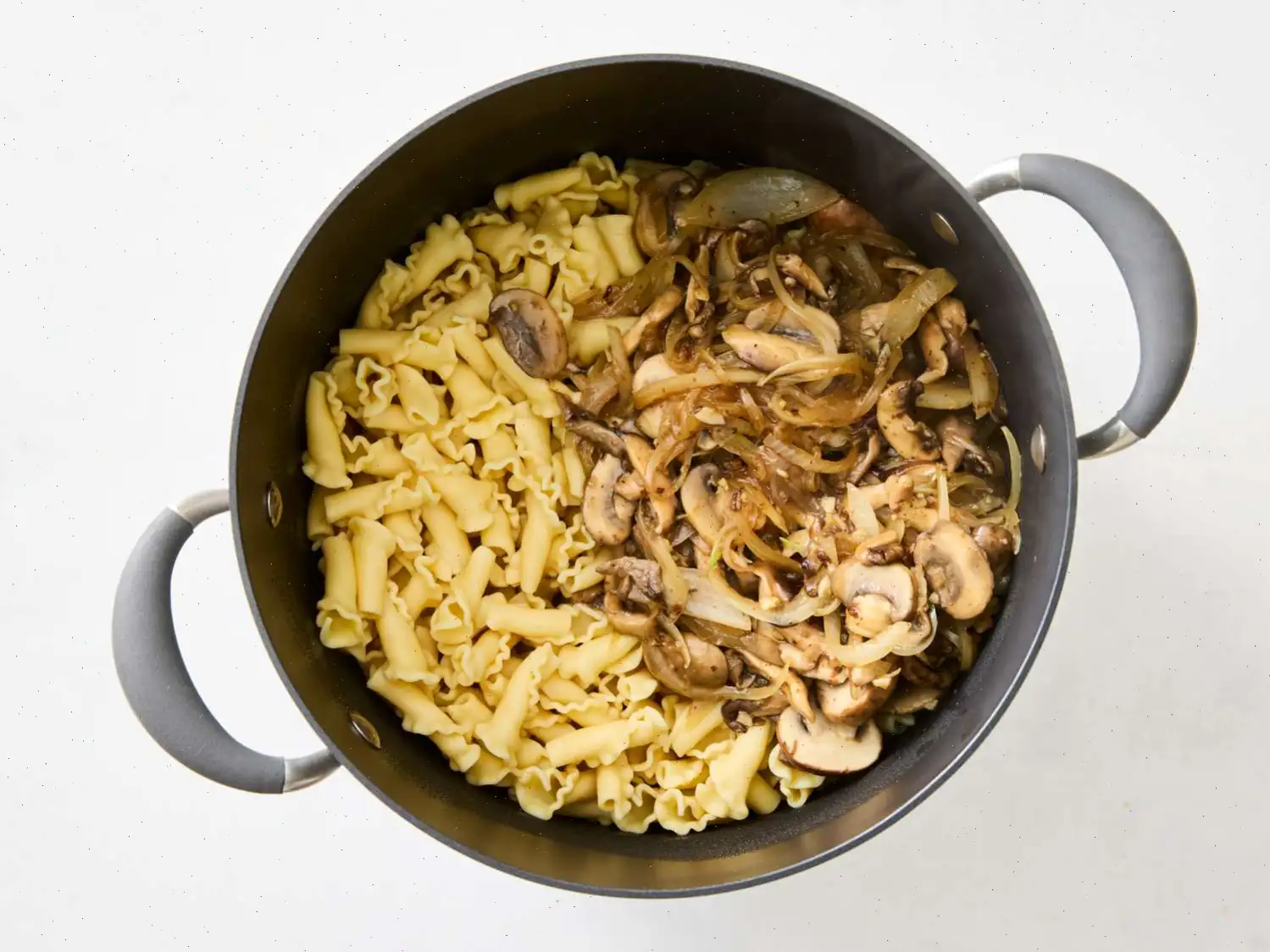 Stuffed Mushroom Pasta Bake Recipe