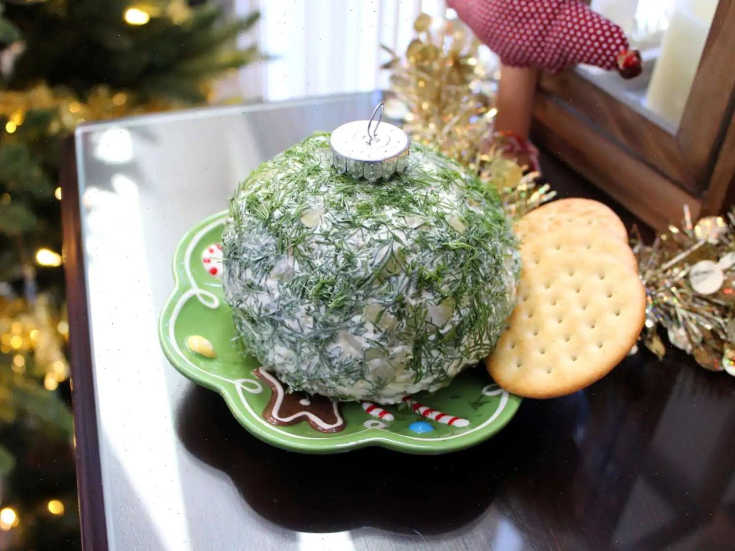 Christmas Ornament Cheese Ball Recipe