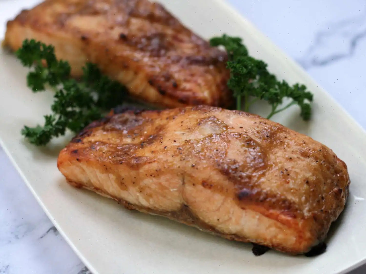 Air-Fried Frozen Salmon Recipe