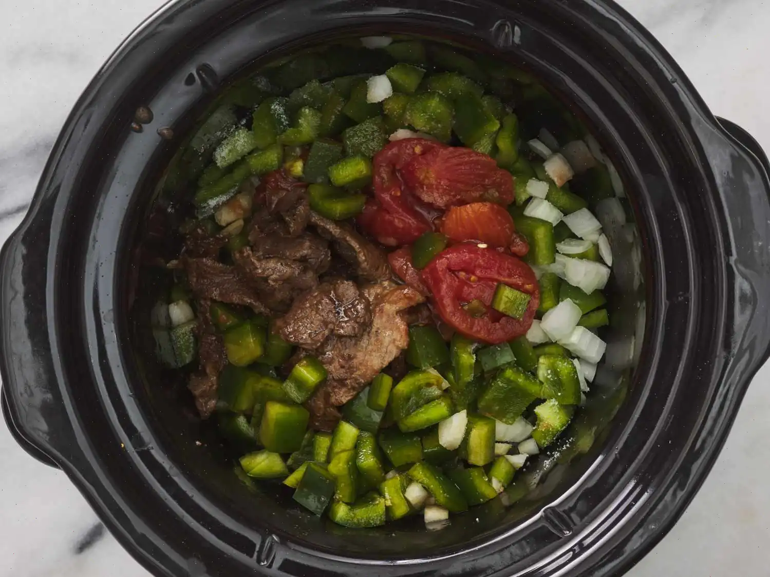Slow Cooker Pepper Steak Recipe