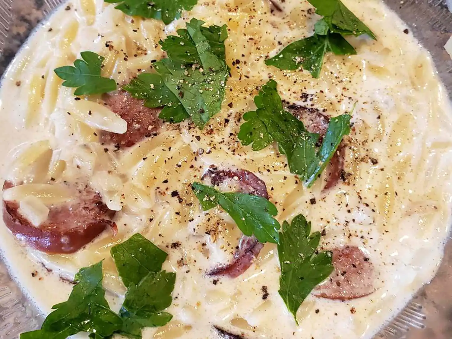 Creamy Sausage Orzo Recipe