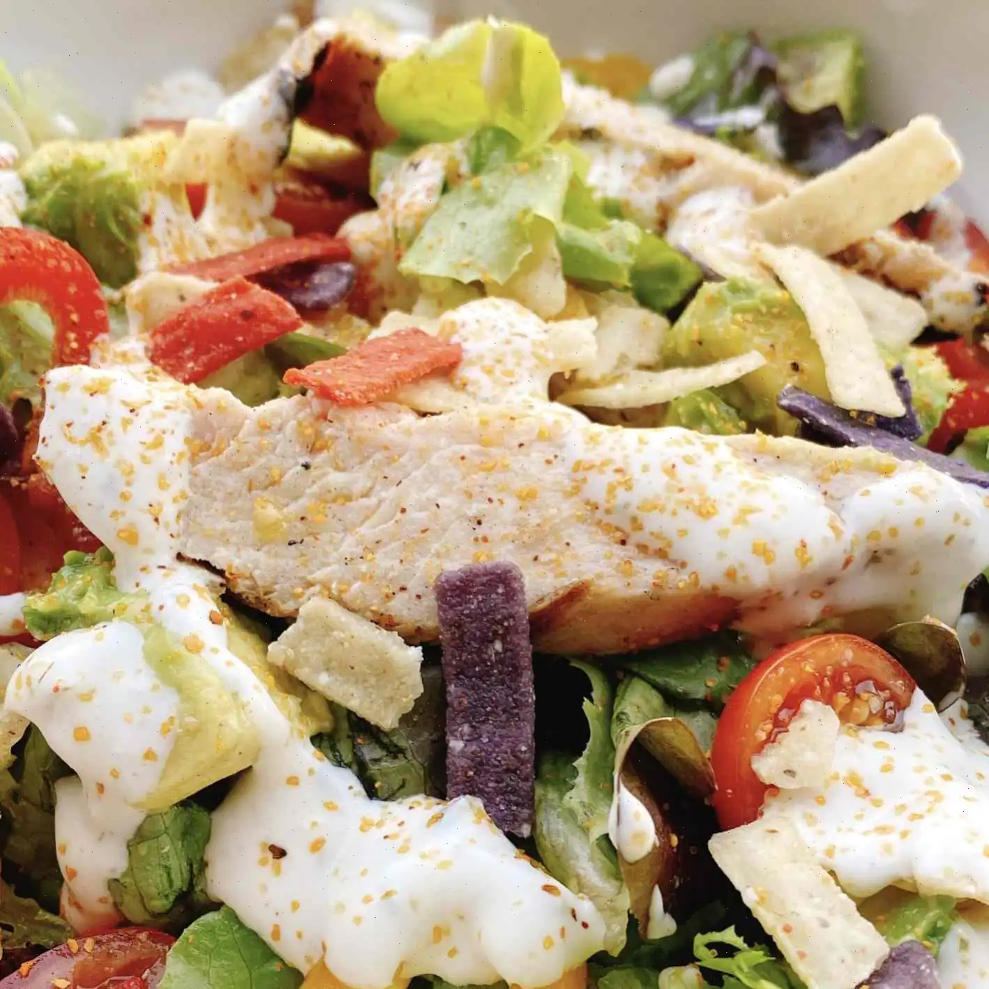 Chicken Bacon Ranch Salad Recipe