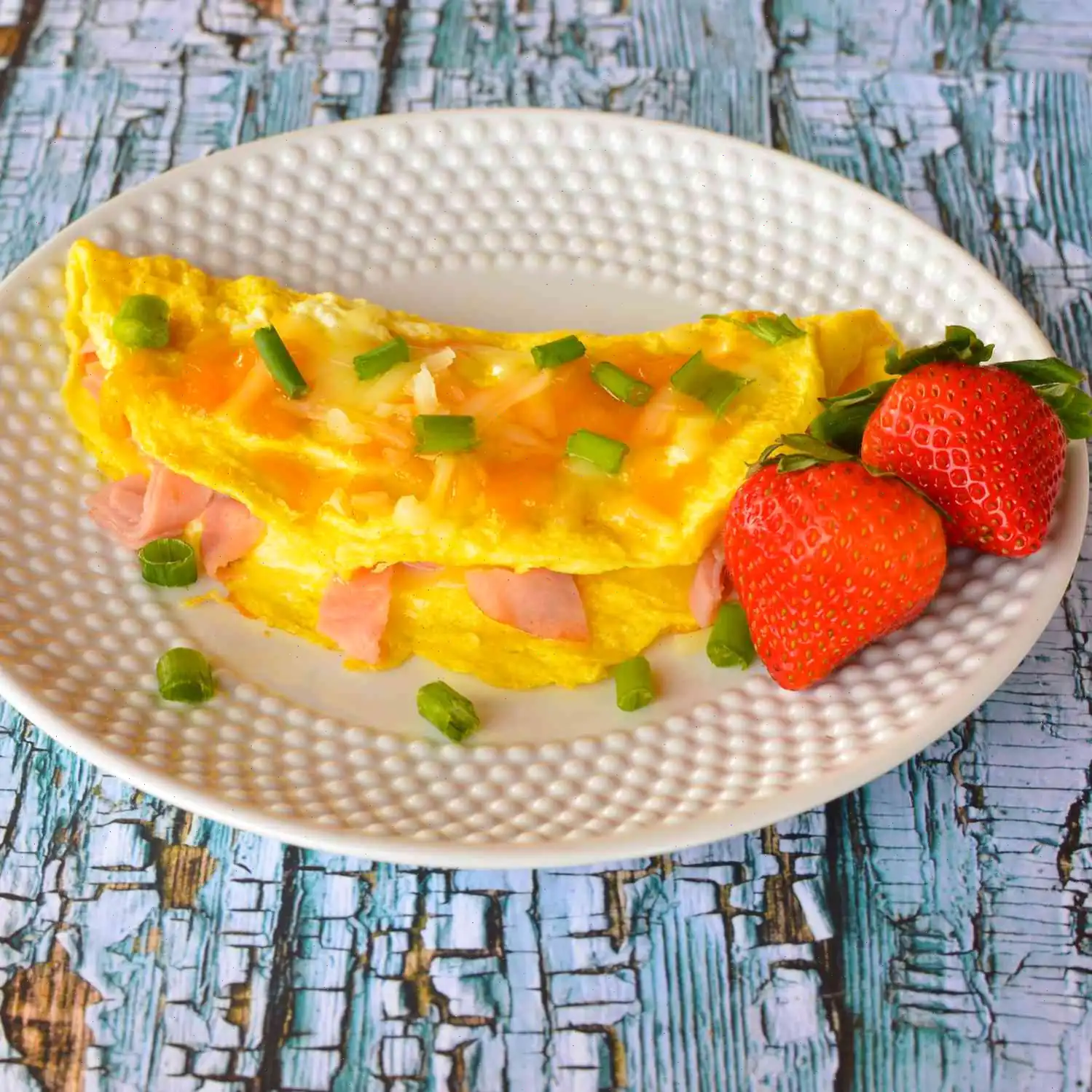 Ultimate Low-Carb Ham and Cheese Omelet for Two Recipe