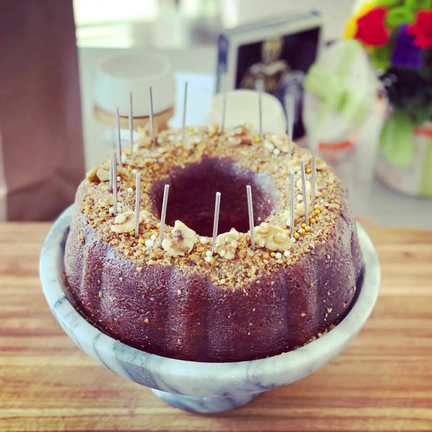 Rum Cranberry Applesauce Bundt Cake Recipe