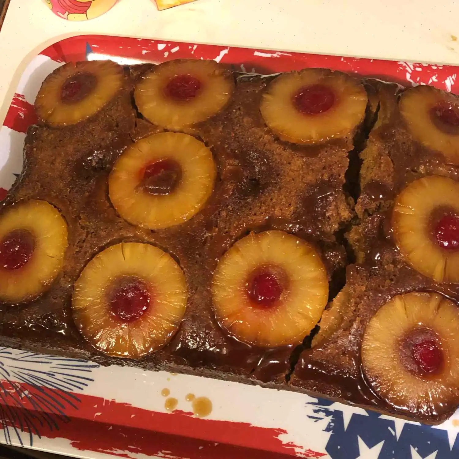 Spicy Pineapple Upside Down Cake Recipe