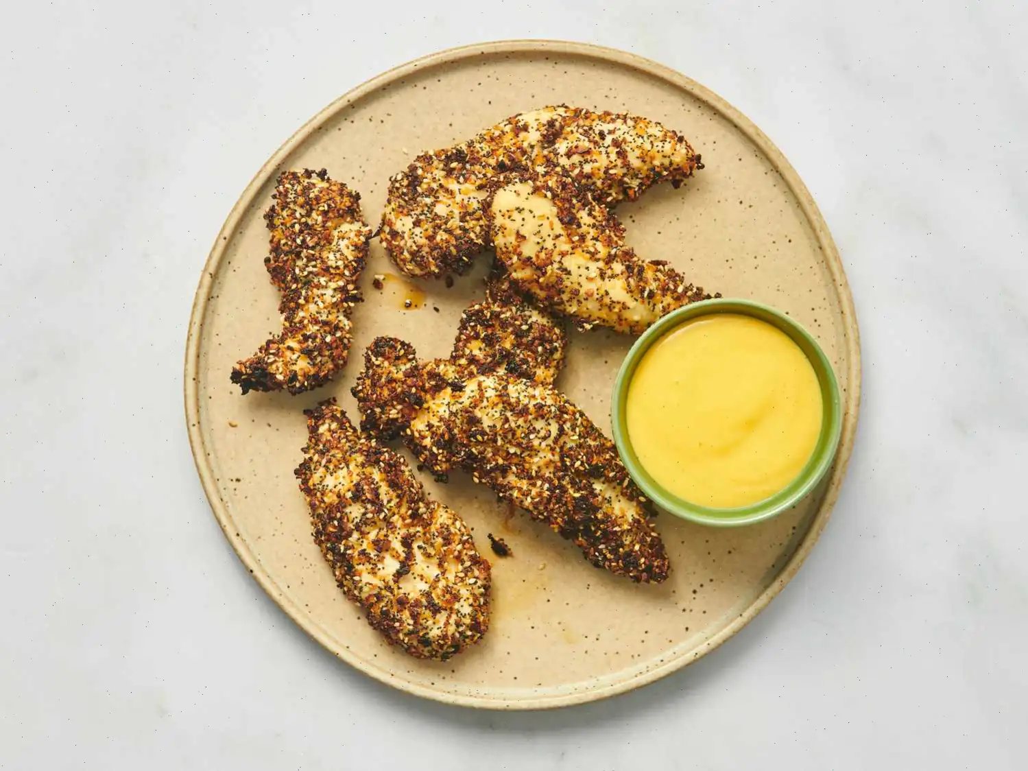 3-Ingredient Air Fryer Everything Bagel Chicken Strips Recipe
