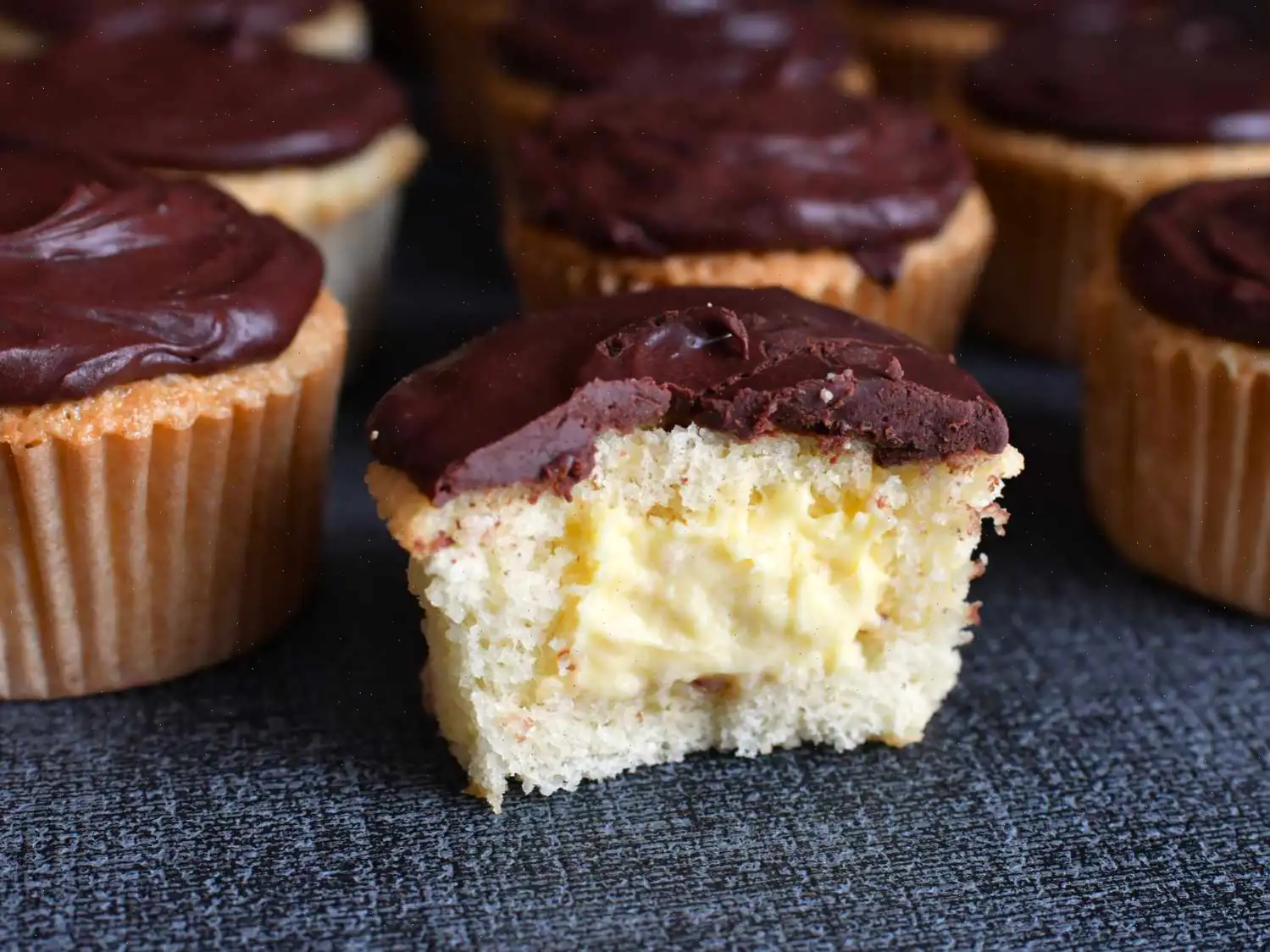 Boston Cream Pie Cupcakes Recipe