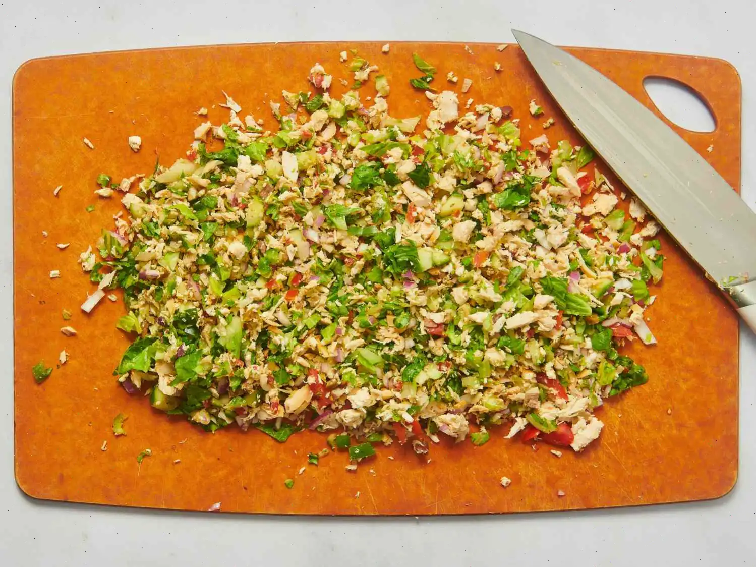 Chopped Greek Chicken Sandwich Recipe