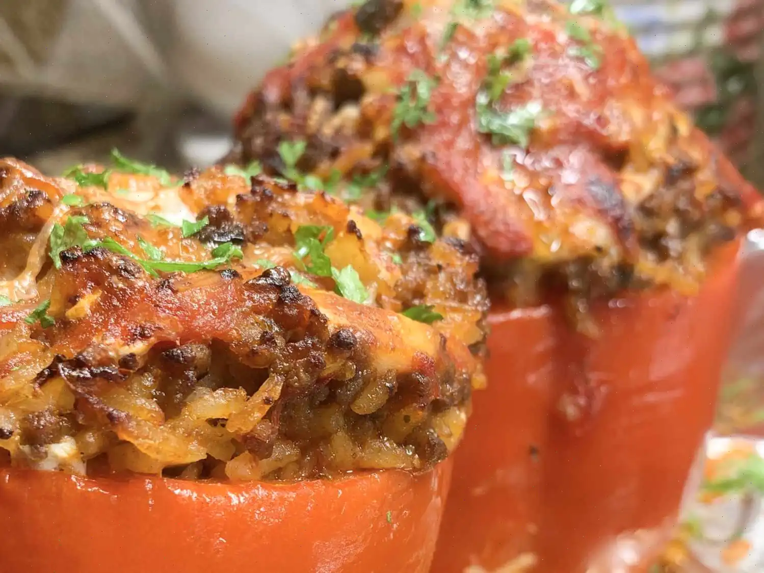 Stuffed Red Peppers Recipe