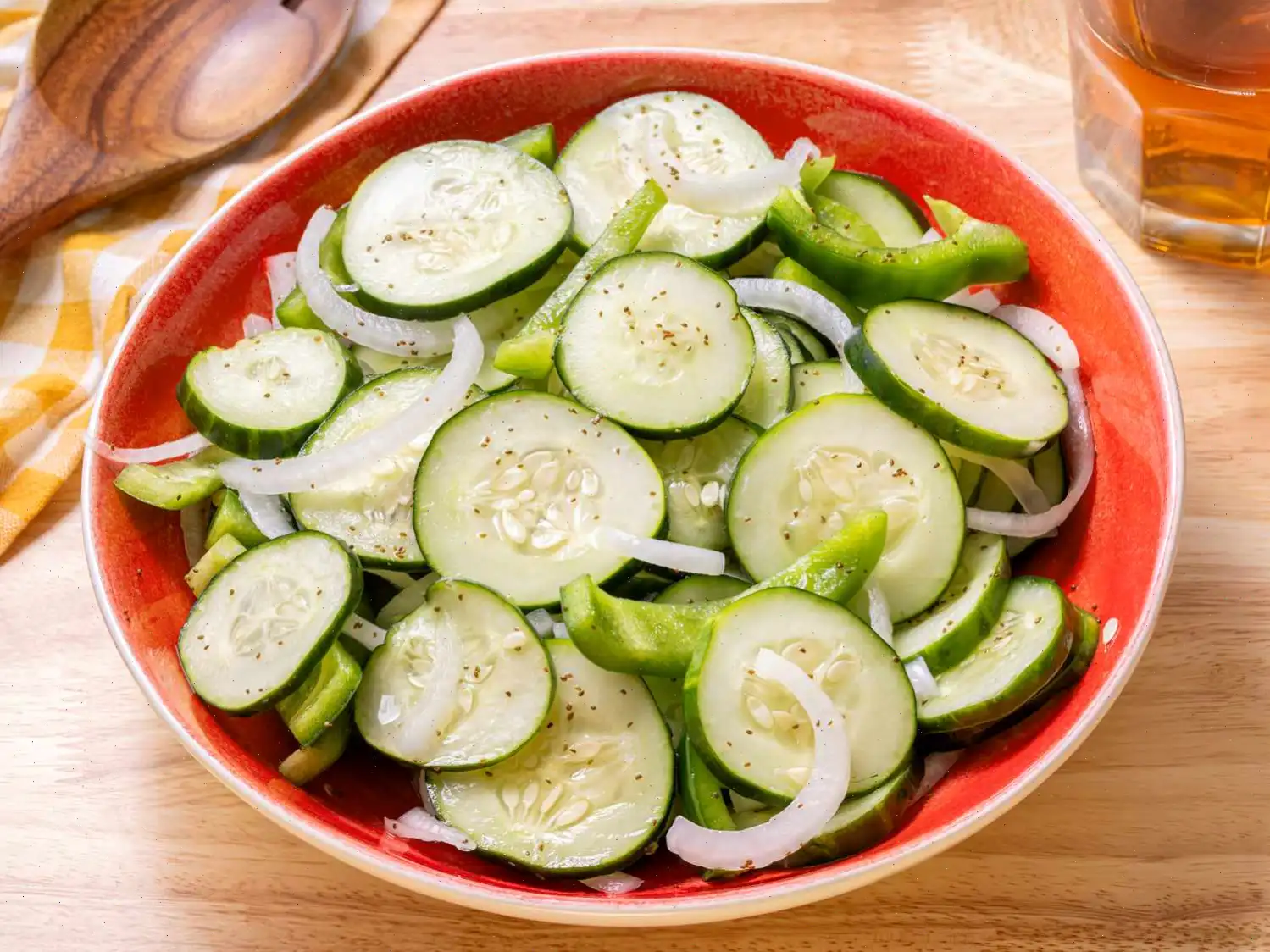 Grandma's Cucumber and Onion Salad Recipe