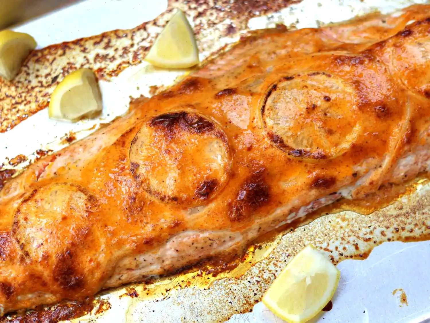 Harissa Baked Salmon