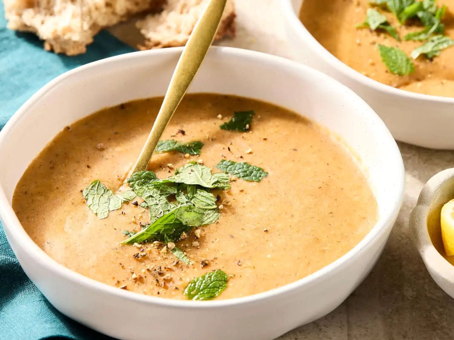 Turkish Red Lentil Soup with Mint Recipe