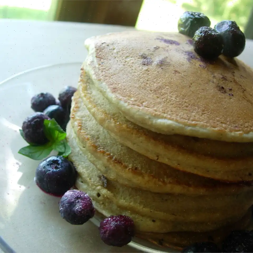 Whole Wheat Blueberry Pancakes Recipe