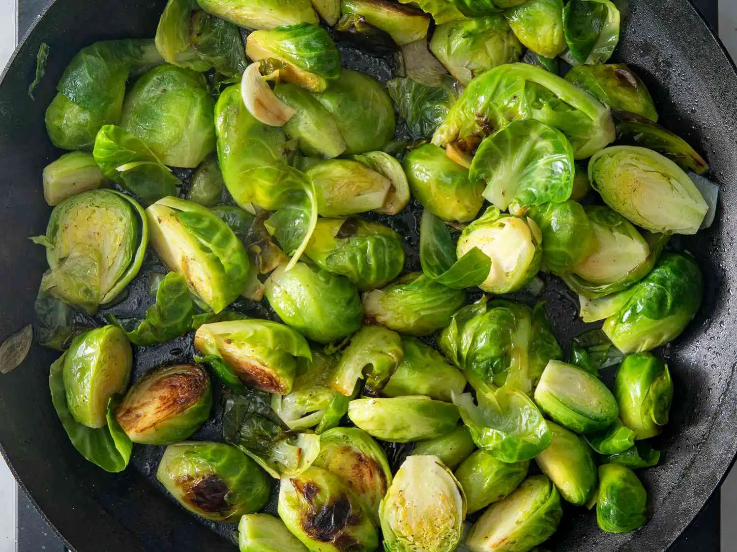 Skillet-Braised Brussels Sprouts Recipe