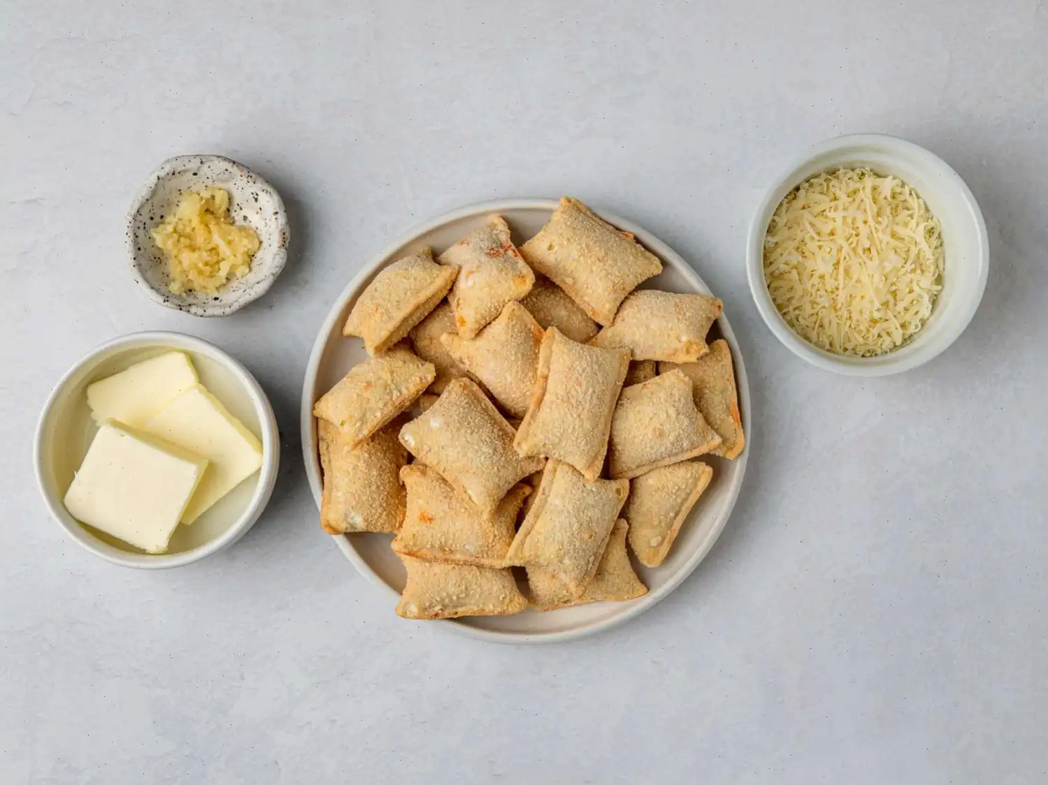 Parmesan Garlic Pizza Rolls Recipe