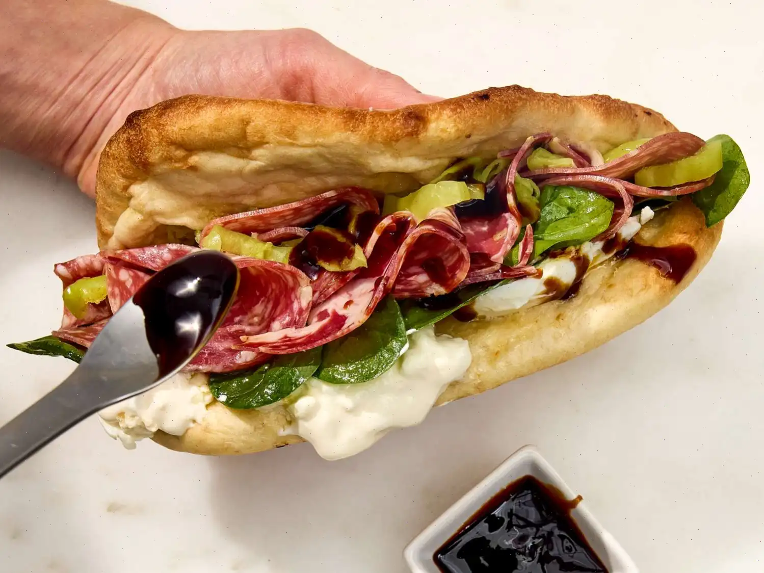 Folded Pizza Sandwich Recipe