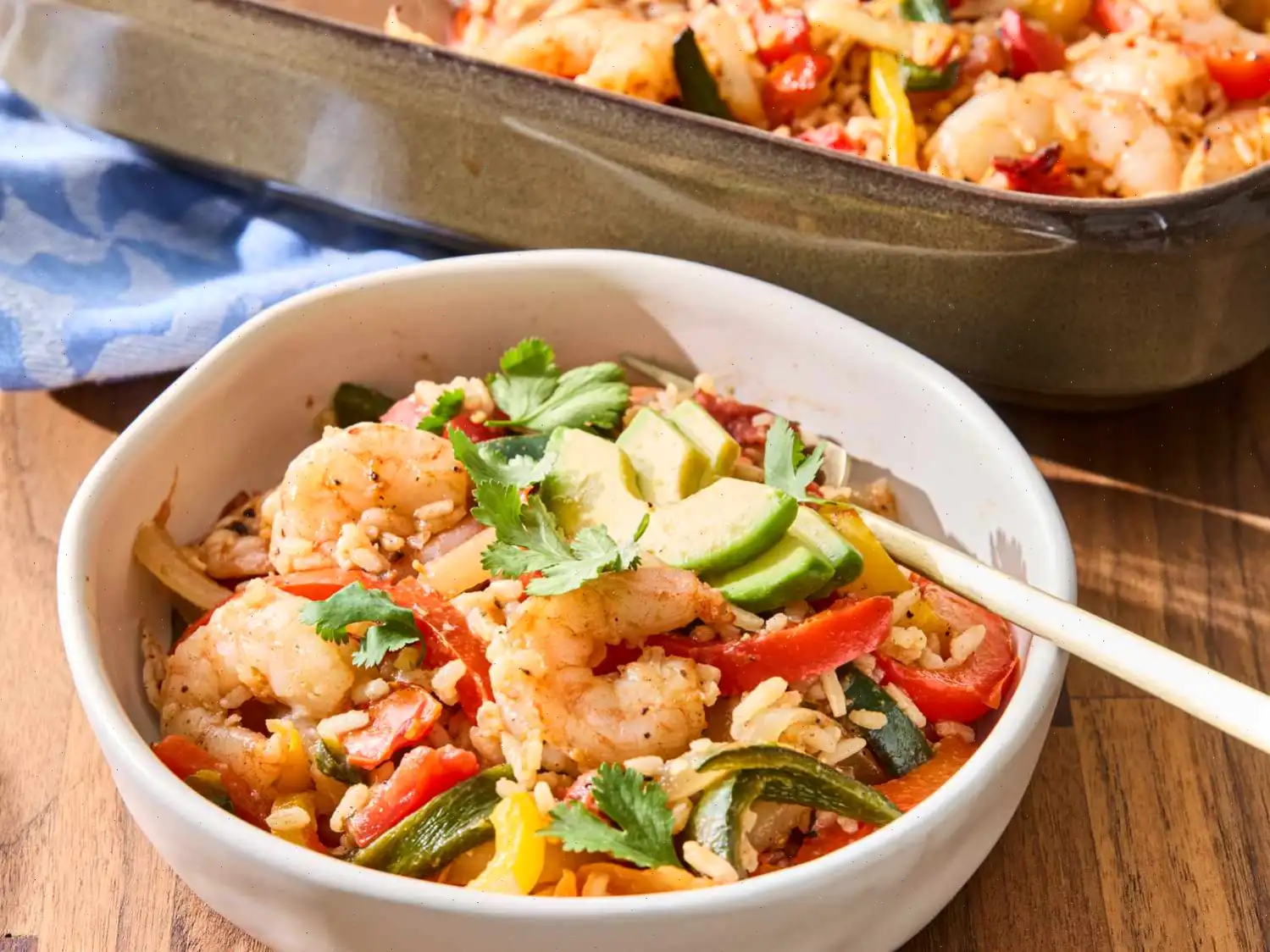 Shrimp Fajita Rice Casserole Recipe