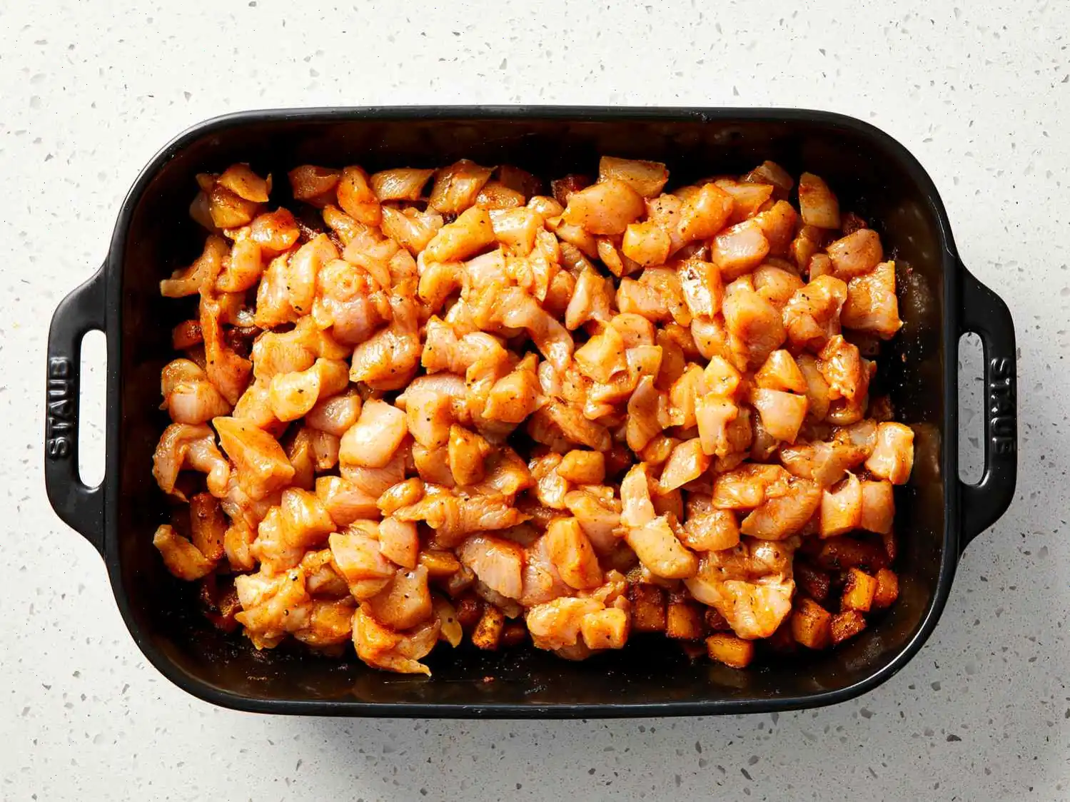 Buffalo Chicken and Roasted Potato Casserole Recipe
